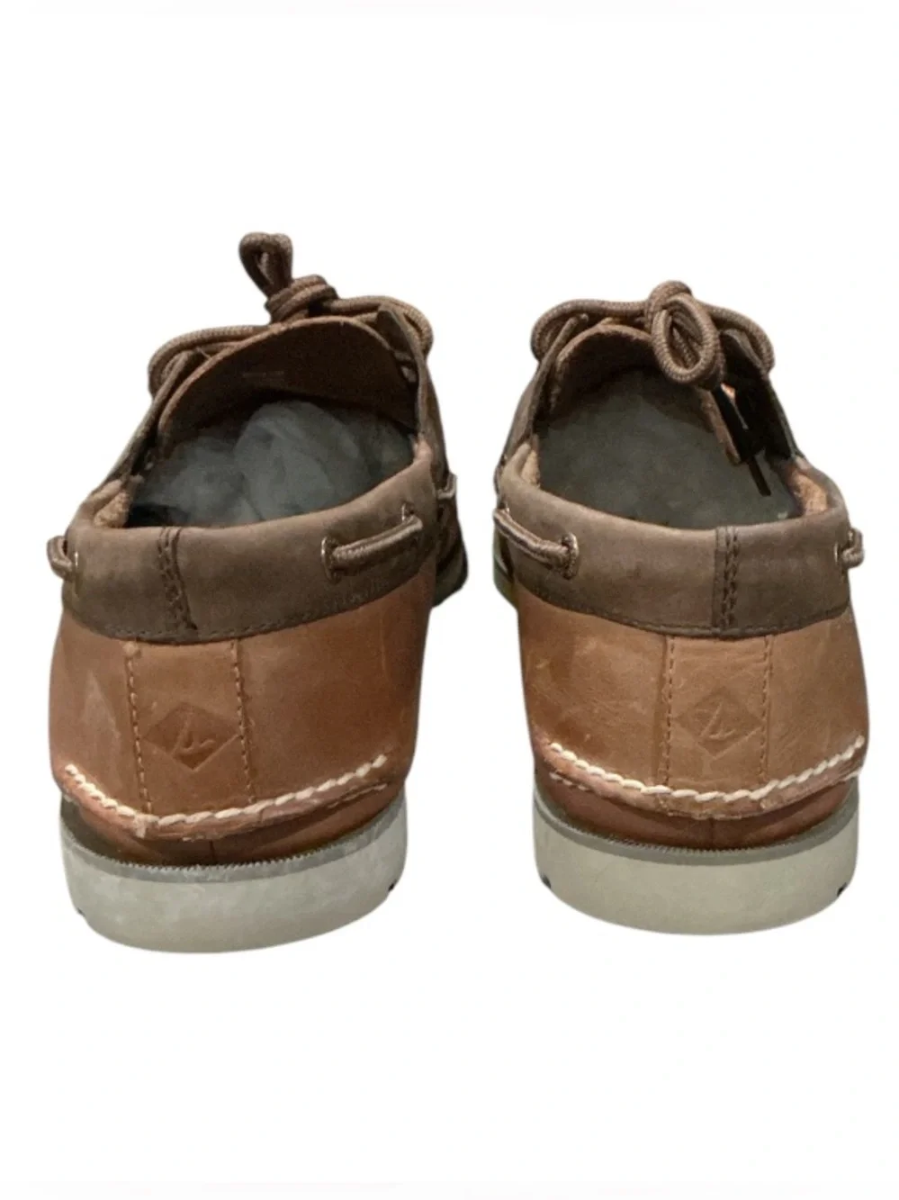 New authentic Sperry signature leather boat shoes sz 13 men’s Display